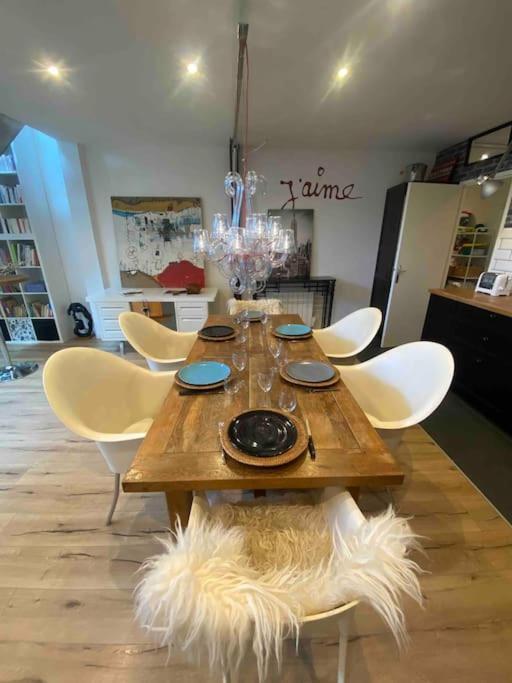 Rare ! Loft Atypique Centre-Ville Parking Jardin 兰斯 外观 照片