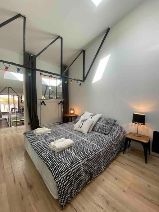 Rare ! Loft Atypique Centre-Ville Parking Jardin 兰斯 外观 照片