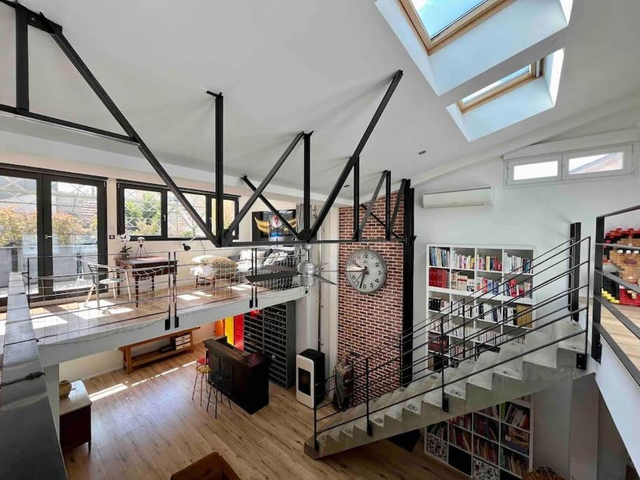 Rare ! Loft Atypique Centre-Ville Parking Jardin 兰斯 外观 照片