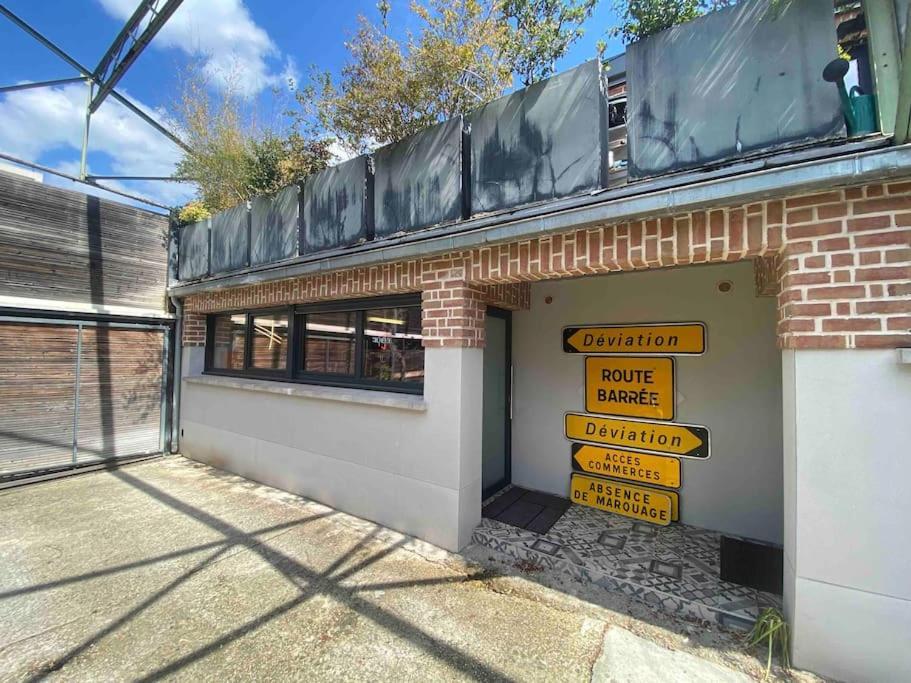 Rare ! Loft Atypique Centre-Ville Parking Jardin 兰斯 外观 照片