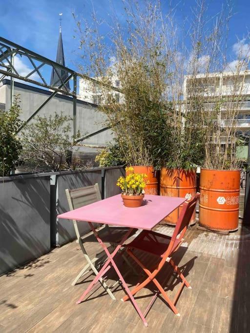 Rare ! Loft Atypique Centre-Ville Parking Jardin 兰斯 外观 照片