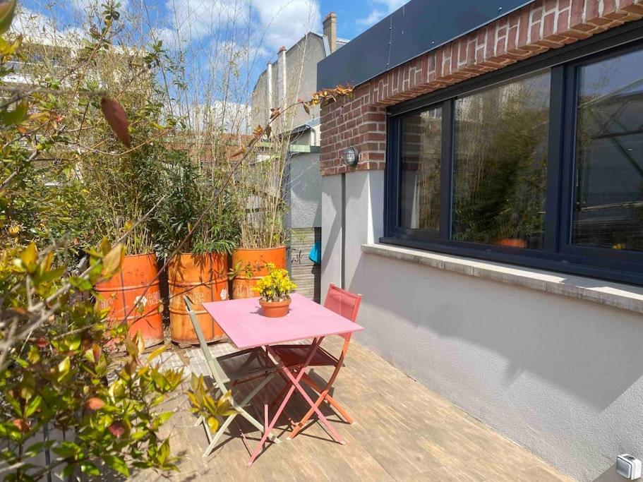 Rare ! Loft Atypique Centre-Ville Parking Jardin 兰斯 外观 照片