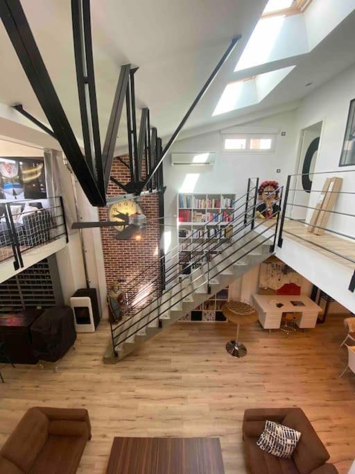Rare ! Loft Atypique Centre-Ville Parking Jardin 兰斯 外观 照片