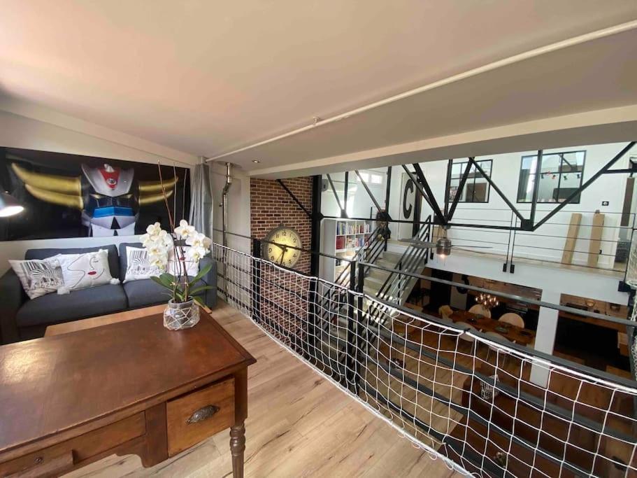 Rare ! Loft Atypique Centre-Ville Parking Jardin 兰斯 外观 照片