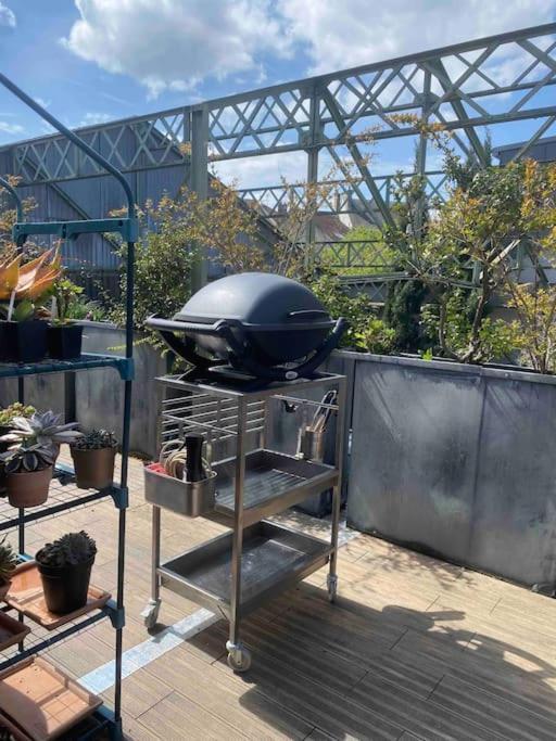 Rare ! Loft Atypique Centre-Ville Parking Jardin 兰斯 外观 照片